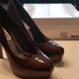 Steve Madden Russhh Wine platform heel - 7.5